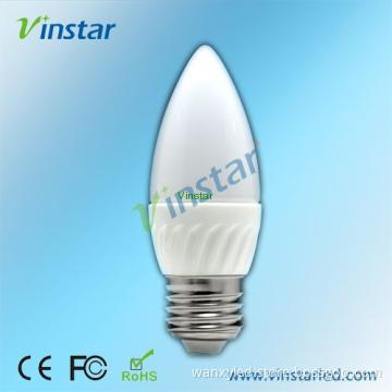 E27 Ceramics LED Candle Bulb 3W